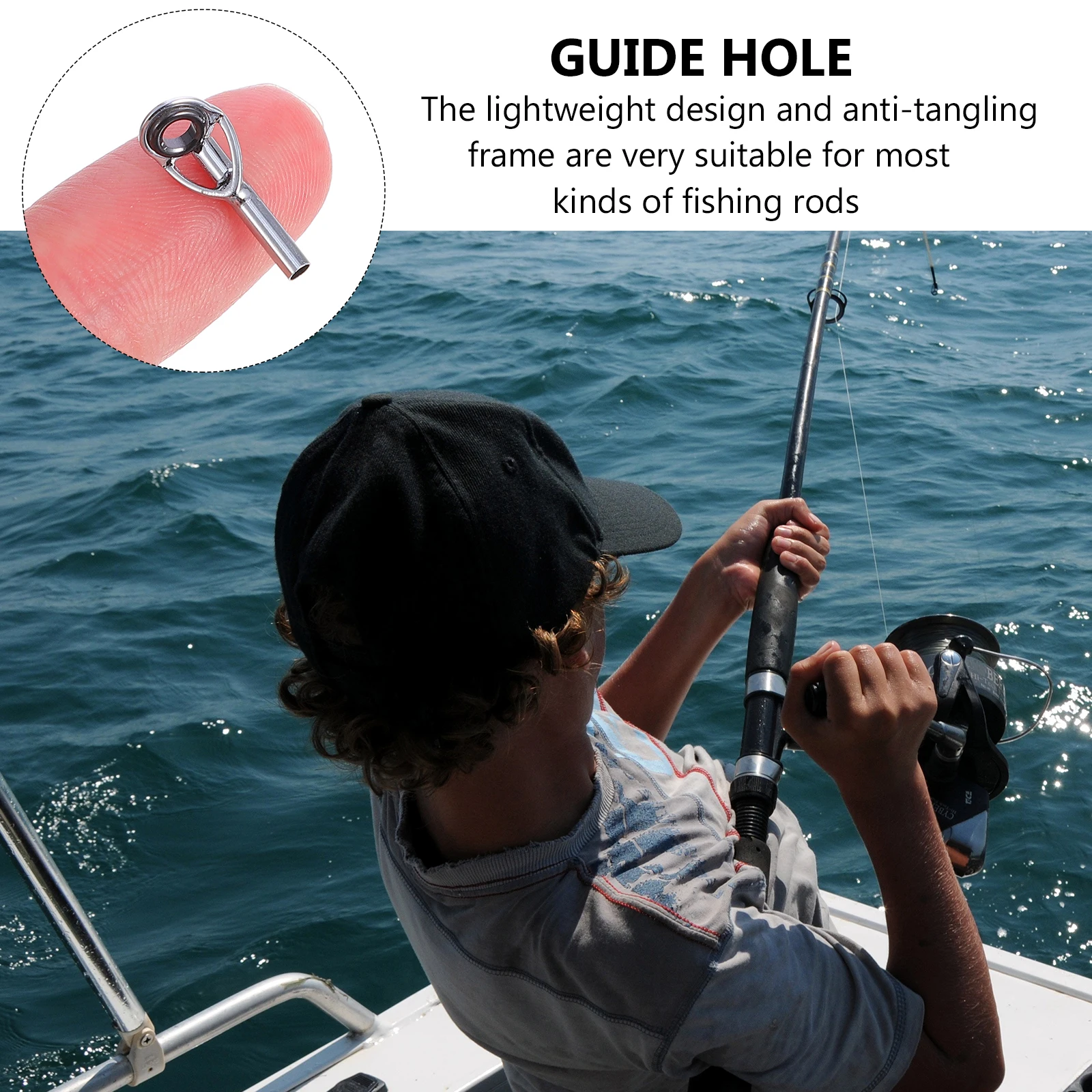 

20 Pcs Rod Guide Ring Accessories Stainless Steel Ceramic Parts Set 0mm 3mm 1 5mm 1 9mm Repair Tools For Fishing Enthusiasts