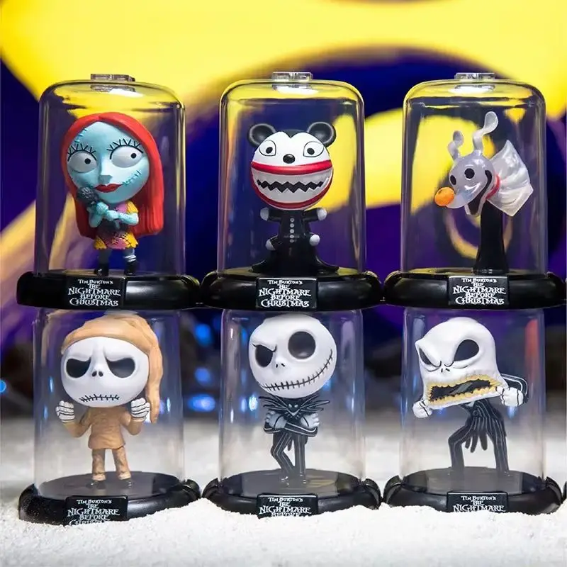 Halloween Hot Toys Disney The Nightmare Before Christmas Action Figure Mystery Toy Boxes Sally Jack Skellington Blind Box Gifts