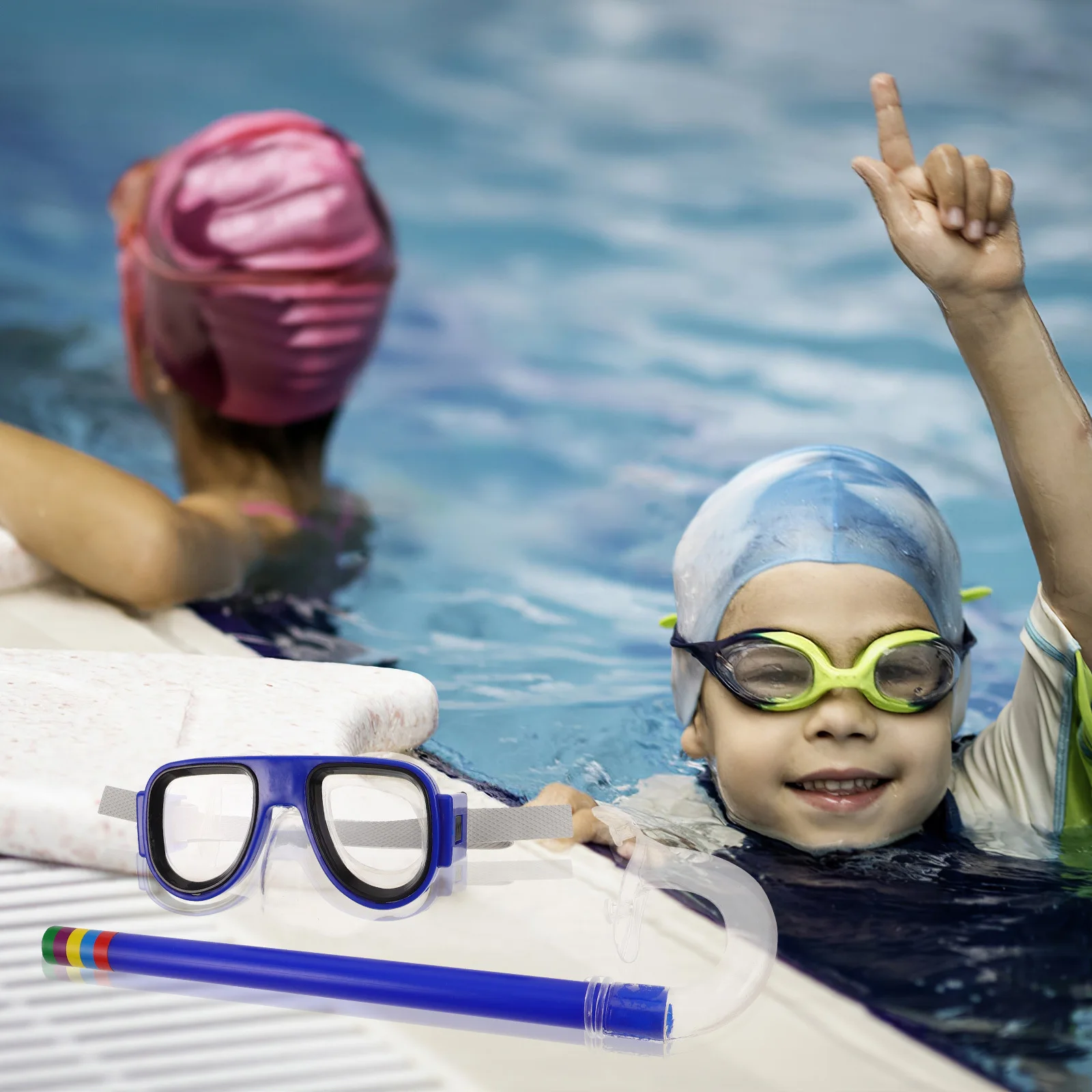 

1 set Snorkeling Set Anti-Fog Diving Mask Silicone Tube Swim Goggles For Pool Beach Ocean Diving Gear Swim