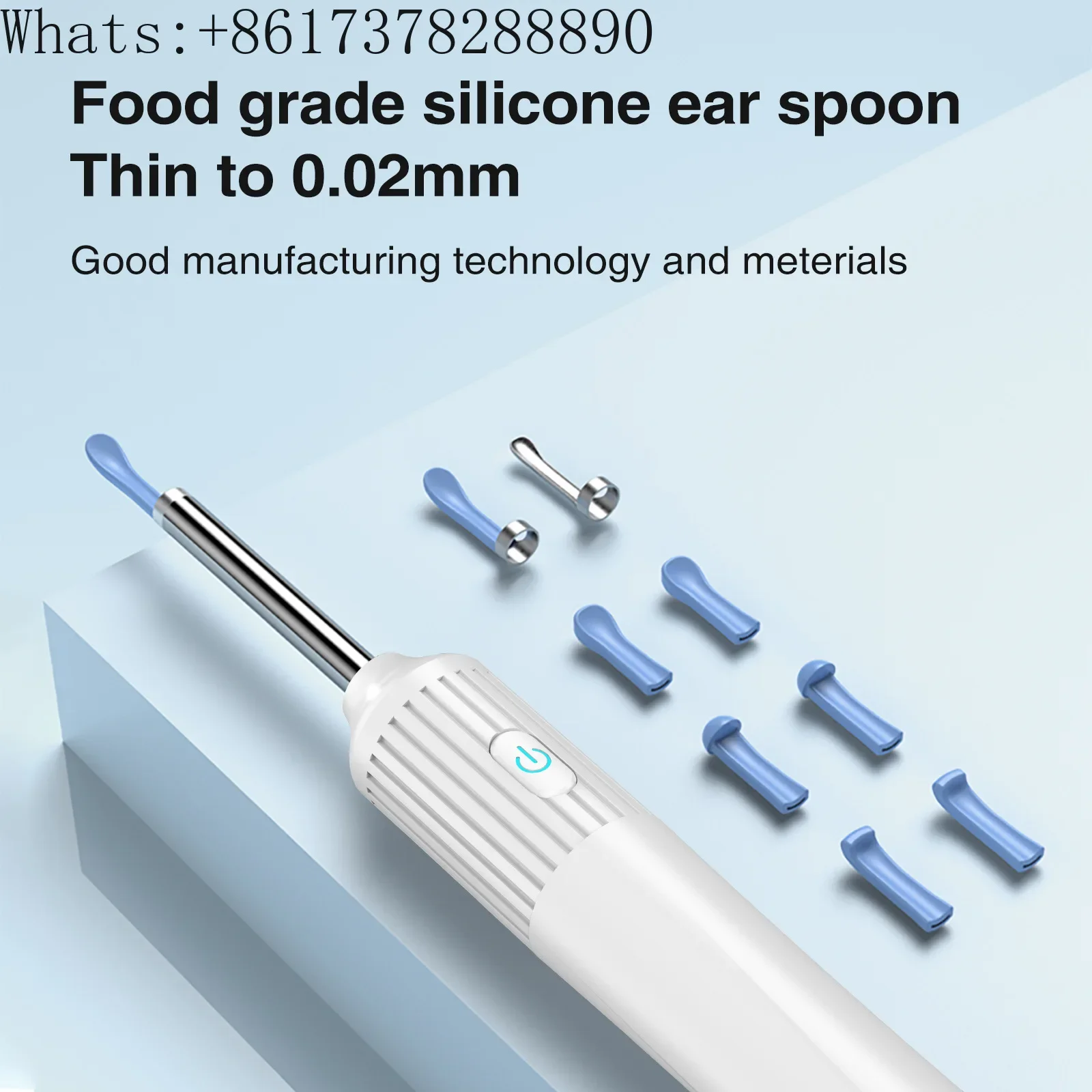 Intelligent Visual Ear Digging Spoon Personal Care Ear Canal Endoscope Ear Collecting Professional Tool Set White Light