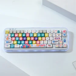 126 Keys Little Monster MOA Profile Dye Sublimation Keycap Set Fits MX Switch 61/64/68/75/86/98/104  Mechanical Keyboard