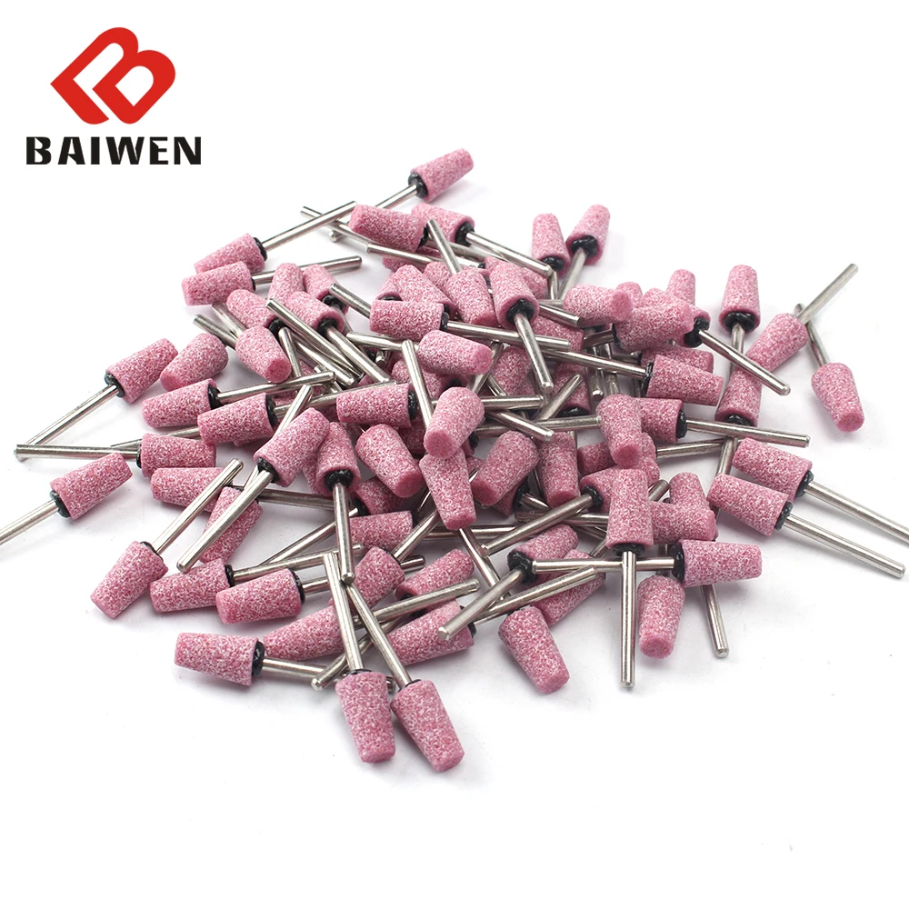 10 Chiếc 3Mm Vít Bit Gắn Xay Gốm Đầu Đánh Bóng Nhám Con Quay Bánh Xe Dụng Cụ Điện