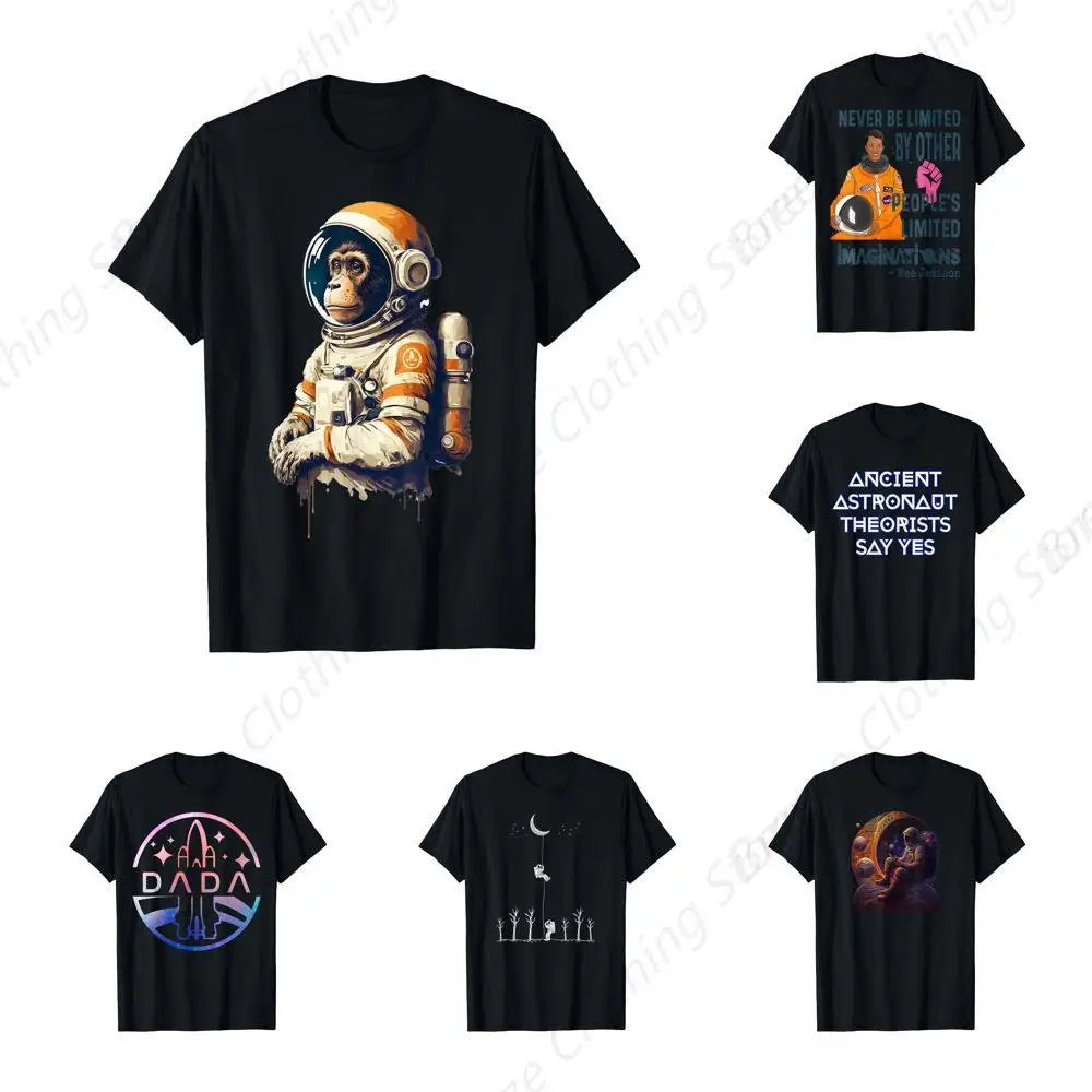 

space vintage travel astronaut monkey astronaut T-Shirt