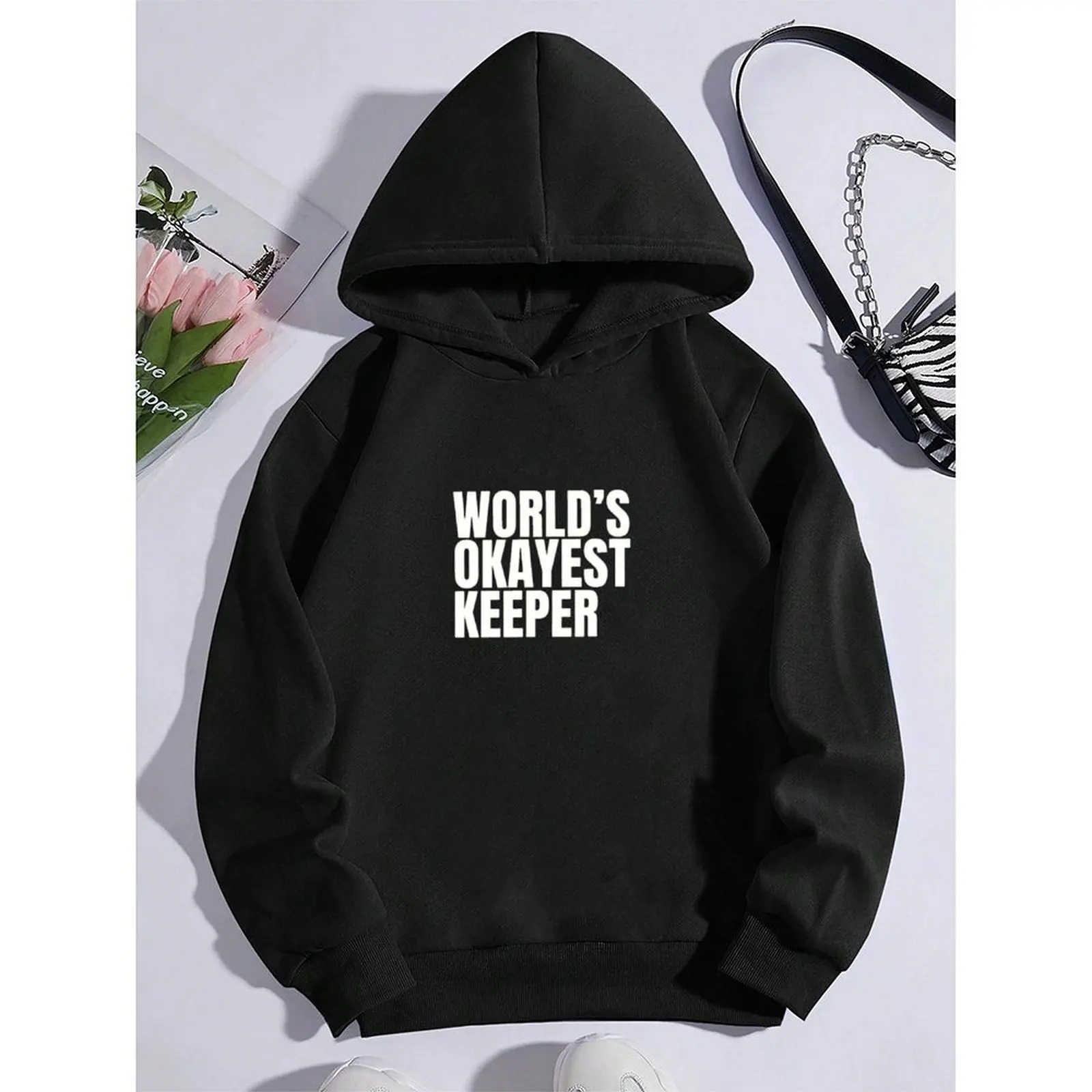

2025 Fashion Sweatshirts Woman Winter Pullovers Casual Loose Top Oversized Hoodies Christmas Printed Comfort Long Sleeve Sweater