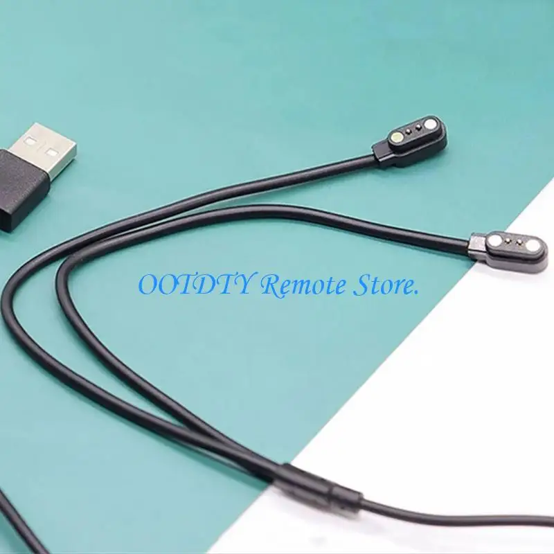  Double  Device Charging Cable 2 Pin 2.5mm Interfaces Charging Cord Ensures Reliable Performances for Travel Use Home Office