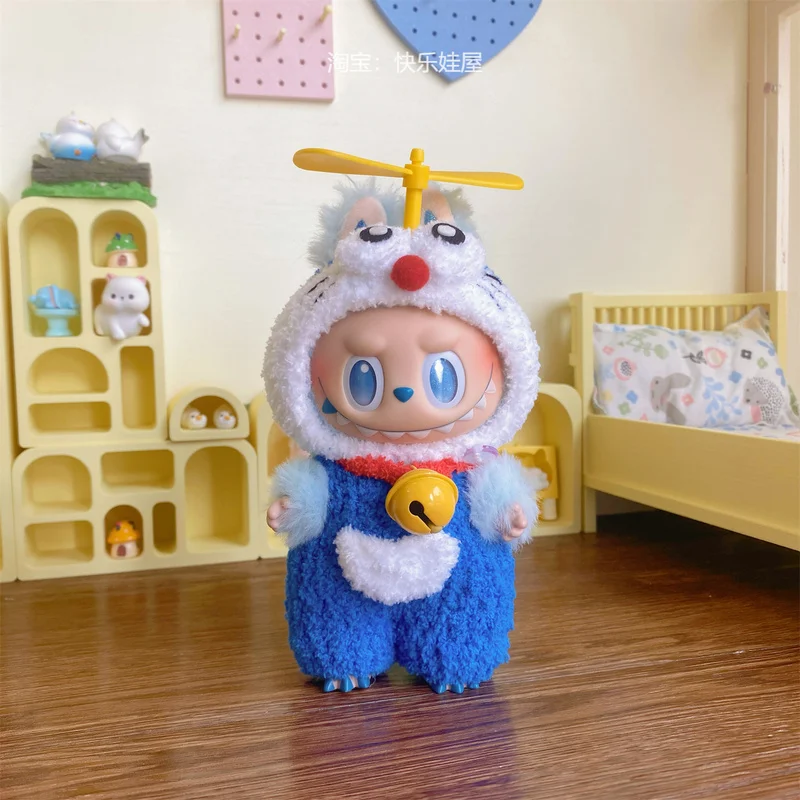 

Labubu Clothes A Dream Cat Doll Clothes Labubu First Generation Second Generation Third Generation Glue Doll Pendant Fox Clothes