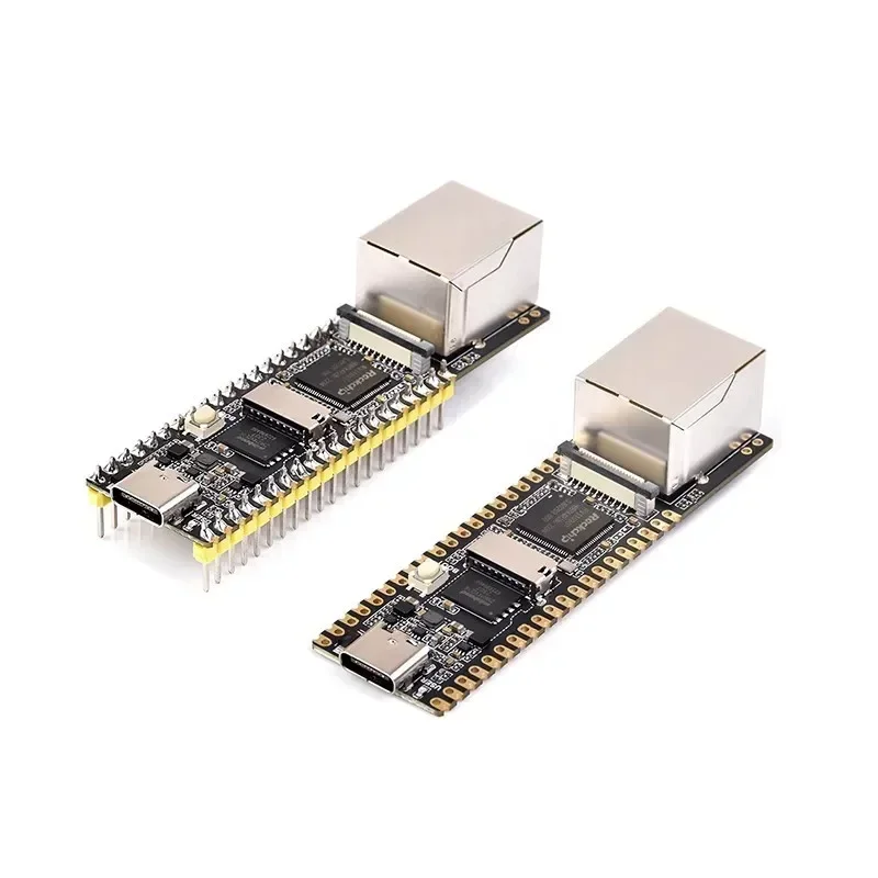 Luckfox Pico Plus, placa de desarrollo Micro Linux RV1103, integra procesadores ARM Cortex-A7/RISC-V MCU/NPU/ISP, con puerto Ethernet