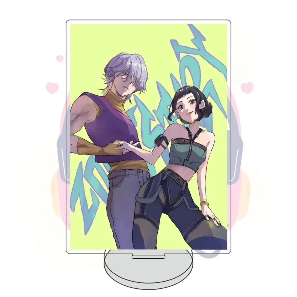 Diy DemonHunter Anime Serie Helder Acryl Bord Figuur Stand Model Randapparatuur Originaliteit Desktop Ornament Vakantie Geschenken