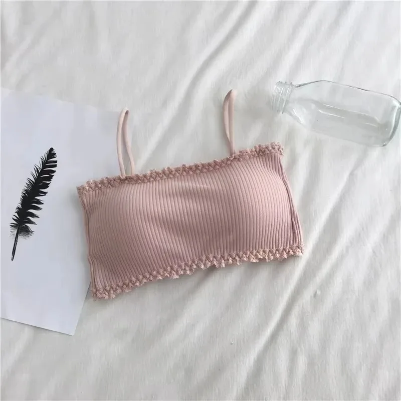 

Women's Bra Female Tube Top Bra Women's Suspender Underwear Beautiful Tank Top Seamless Comfort Sport Bra Lace Tops