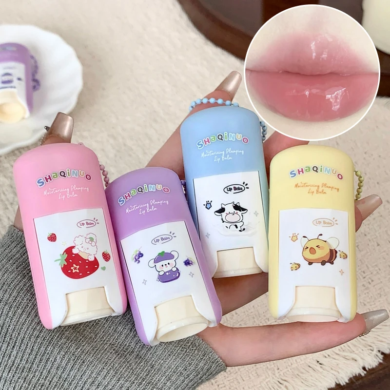 SHAQINUO Lip Balm 9g Moisturizing Deep Hydrating Anti-Dry Crack Repair Lip Lines Student Colorless Lip Care