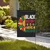Black History Month Juneteenth Garden Flag Double Sided 12 x 18 Inch jjp