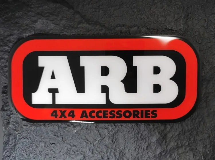 3D Crystal Soft Glue Car Sticker for Bumper Beam ARB 4X4 Accessories Modified Decals Waterproof view 4