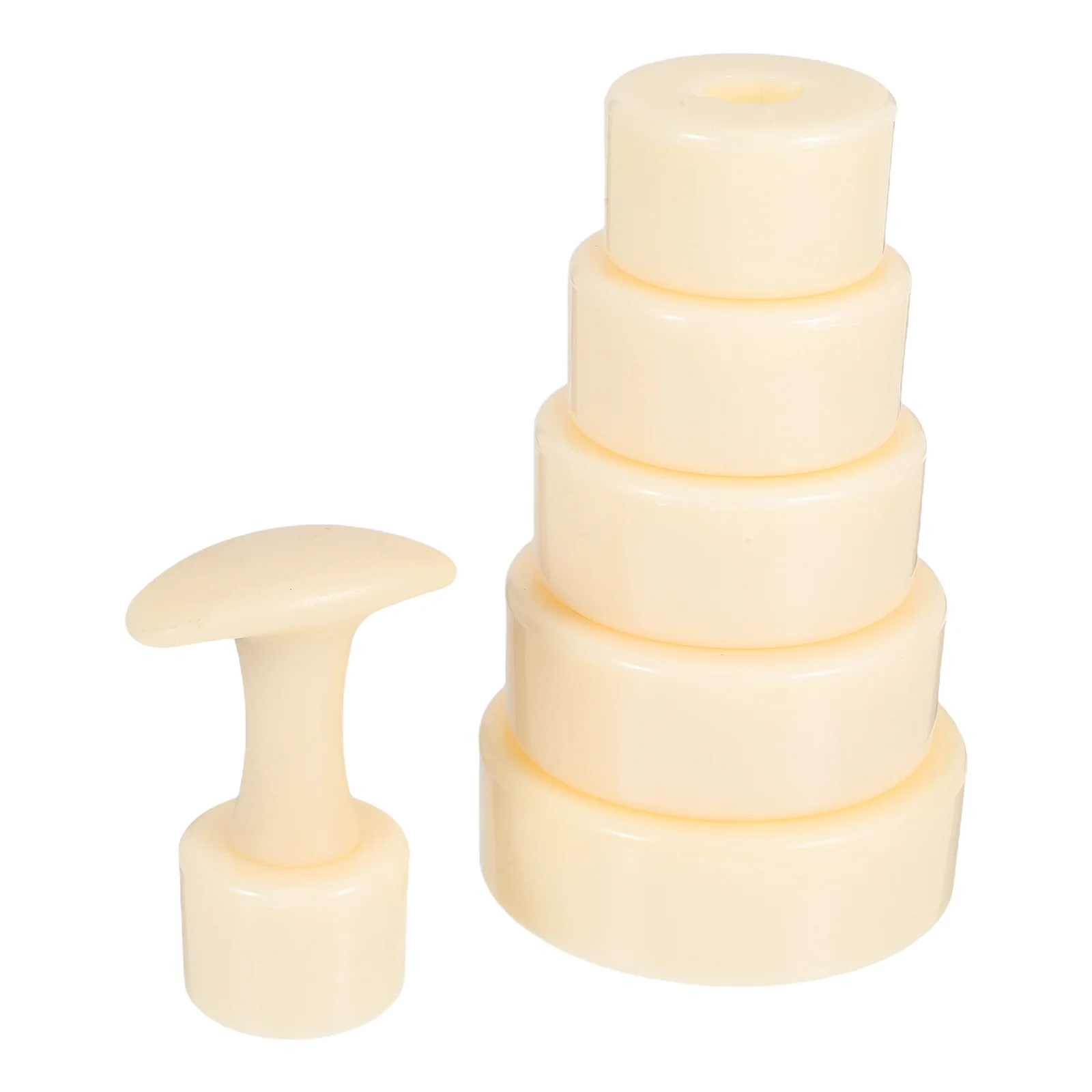 

1Set Tart Mold Handle Removable Bottom Tamper Press Tool for French Egg Tarts Pies Baking Supplies Tart Shell Mold Set