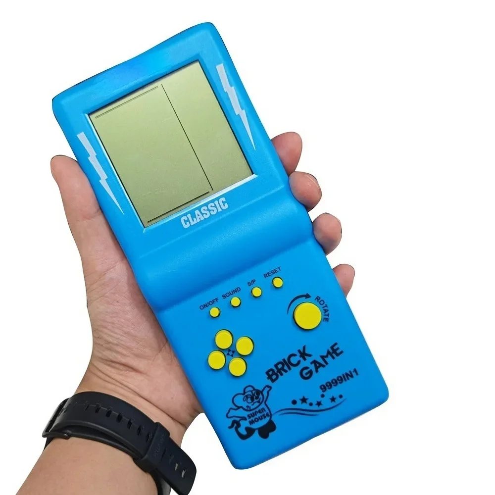 Nostalgic 3.5" Tetris Handheld Game Console Mini Pocket Retro Gaming Device Classic Gameplay for Personal Collection