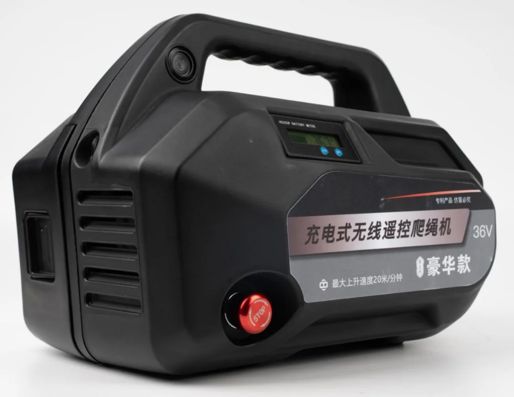 

300kg Ascender 36v Lithium Battery Powered Electric Building Rope Climbing New Steel for Retail Hotels Construction Mine