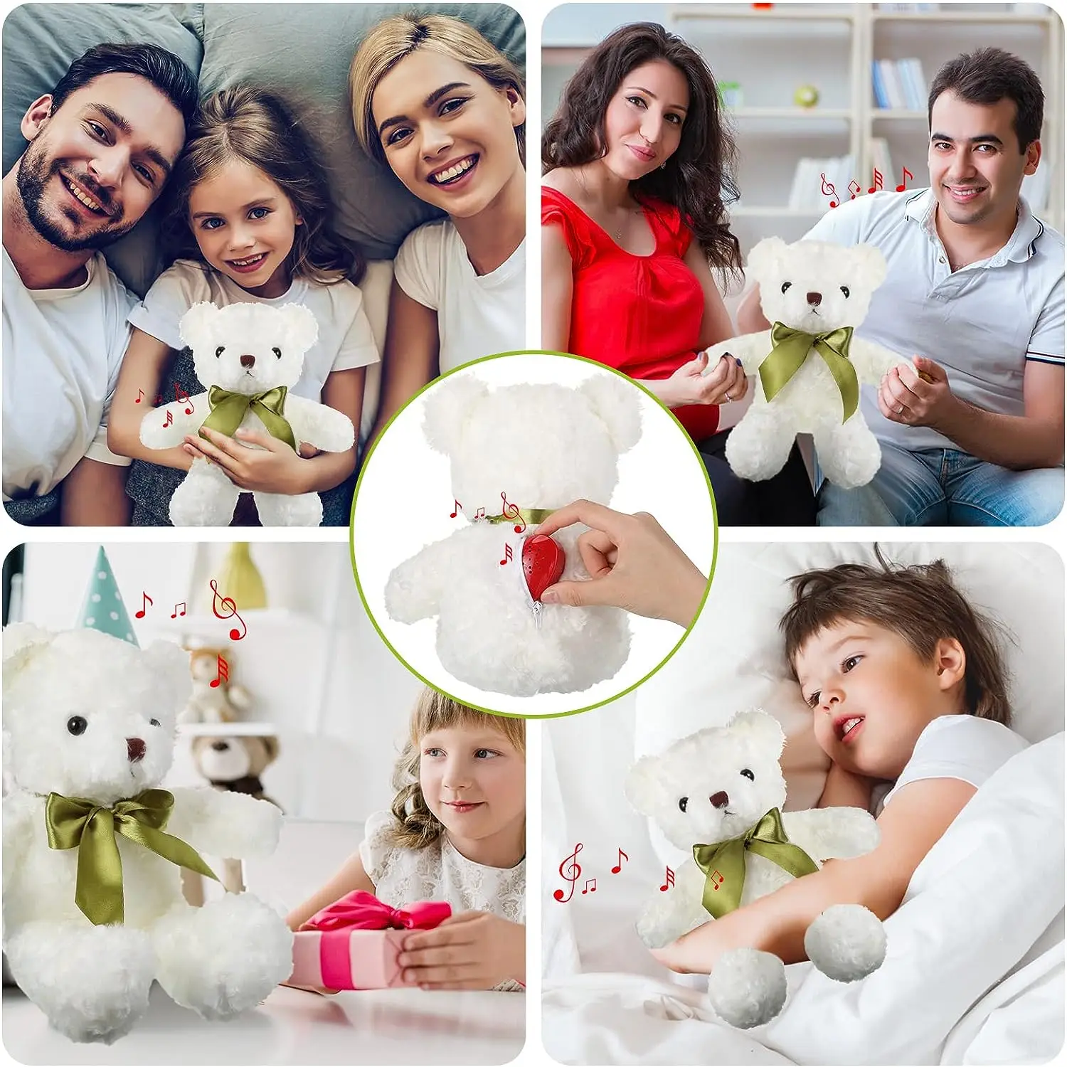 Записываемый голосовой модуль Lovely Bear, диктофон для разговора с лучшим качеством для мягких животных, программируемый мини-диктофон