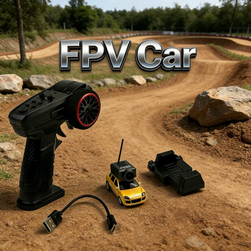Wltoys 1:64 RC Car with Camera FPV First Person View Mini Remote Control Car for Desktop Racing Connect Phone APP Rechargeable T