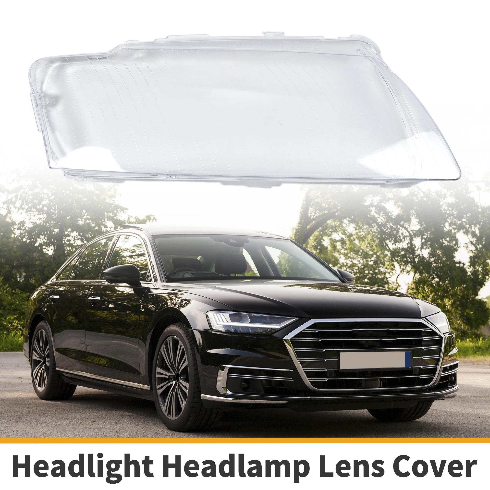 

UXCELL 1 Pc Car Front Right Headlight Lens Cover for Audi A8 2004-2009 Clear Automobiles Car Lights Shell