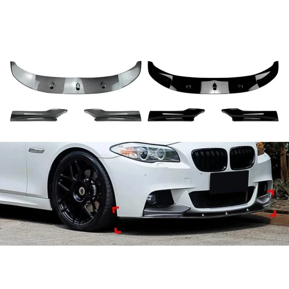 

For BMW 5 Series F10/F11 11-17 Front Lip Front Splitter Front Bumper Corner Spoilers Body Kit Personalized Modification Enhanced