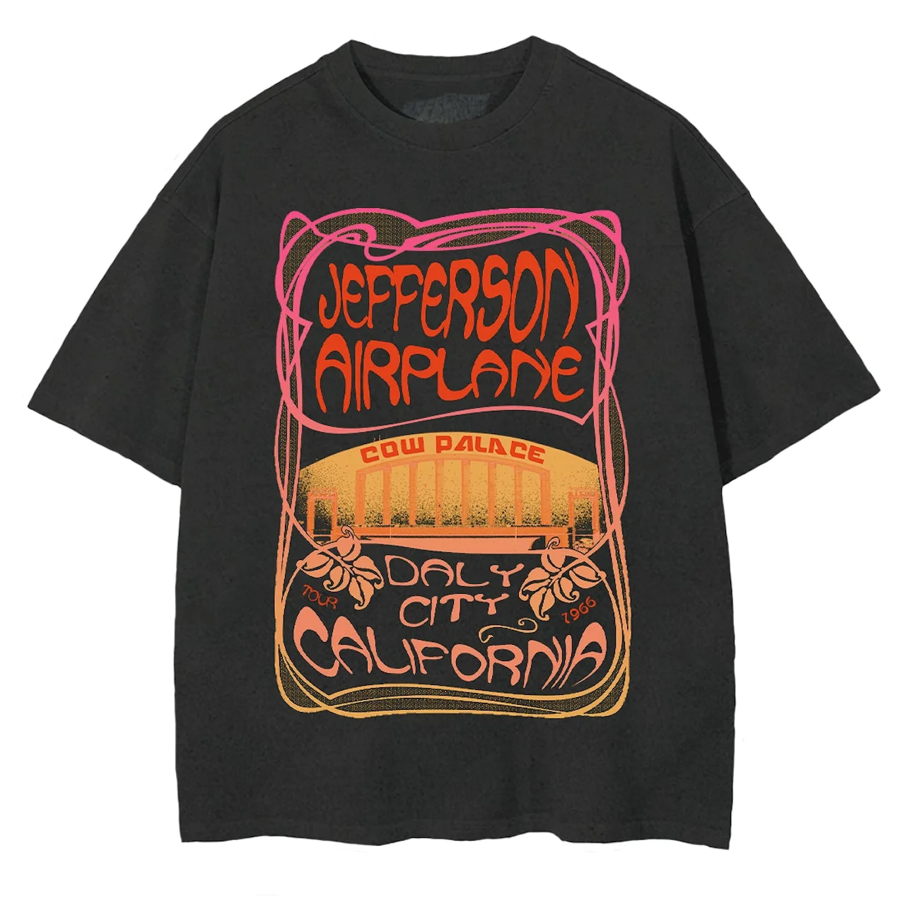 

Футболка оверсайз Jefferson Airplane в американском ретро-стиле, хлопковая, с круглым вырезом, молодежная, модная, летняя