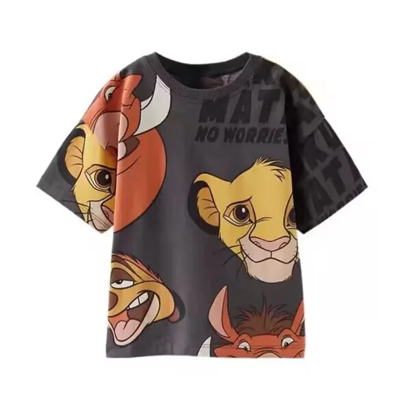 2-6 anni t-shirt a maniche corte per bambini stampa di cartoni animati abbigliamento per bambini magliette in cotone per ragazzi magliette estive