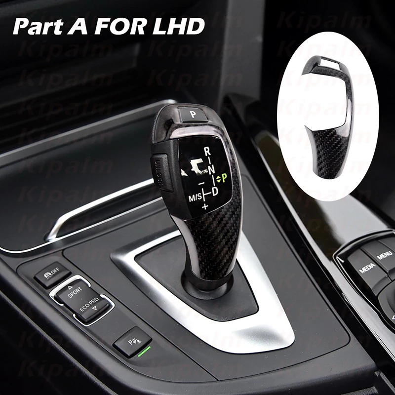 

Carbon Fiber Gear Shift Knob Cover for BMW 1 2 3 4 Series F20 F21 F22 F23 F30 F34 F35 F36 F10 F11 F07 F18 F25 F26 F15 Trim Frame