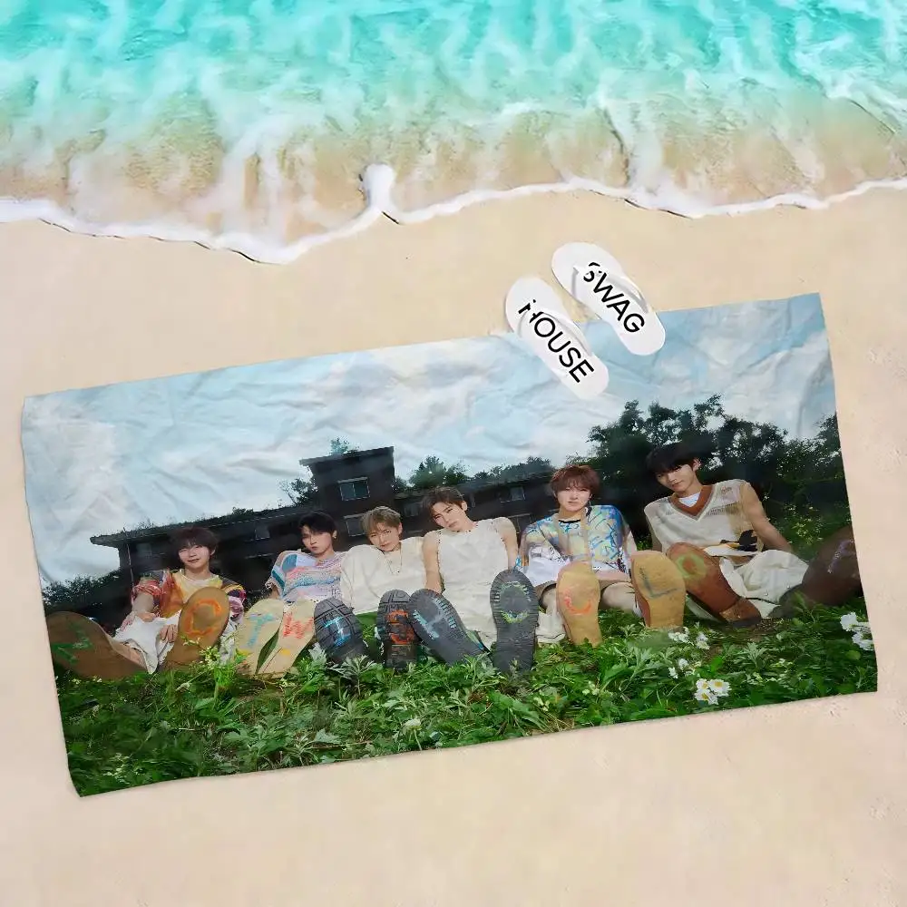 الصبي الفرقة N-NCT أتمنى المغني منشفة الشاطئ لطيف الصيف الاطفال حمام كبير بركة الشاطئ منشفة ستوكات ماصة للسباحة السفر
