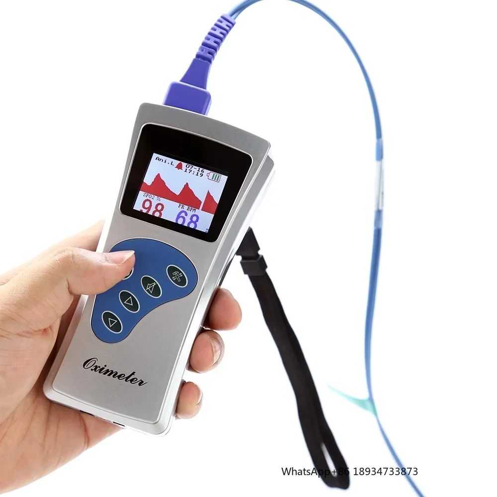 Lexison Veterinary Equipment PPO-G1V Cheap Ear Lobe Pulse Oximeter Veterinary Oximeter for Animals