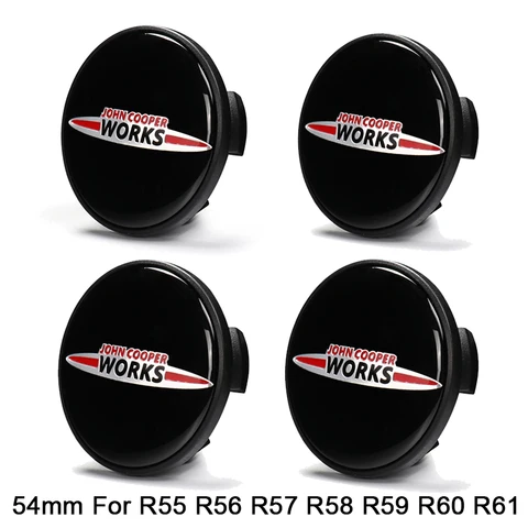 4 шт., крышка обода для MINI Cooper S JCW R55 R56 R57 R60 R61 F54 F55 F56 F57 F60, аксессуары для автомобиля
