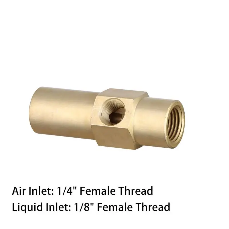 Full Cone Base Nozzle Brass Siphon Waste Oil   Injection Heating Tool Anti Rust for Shop or Garage