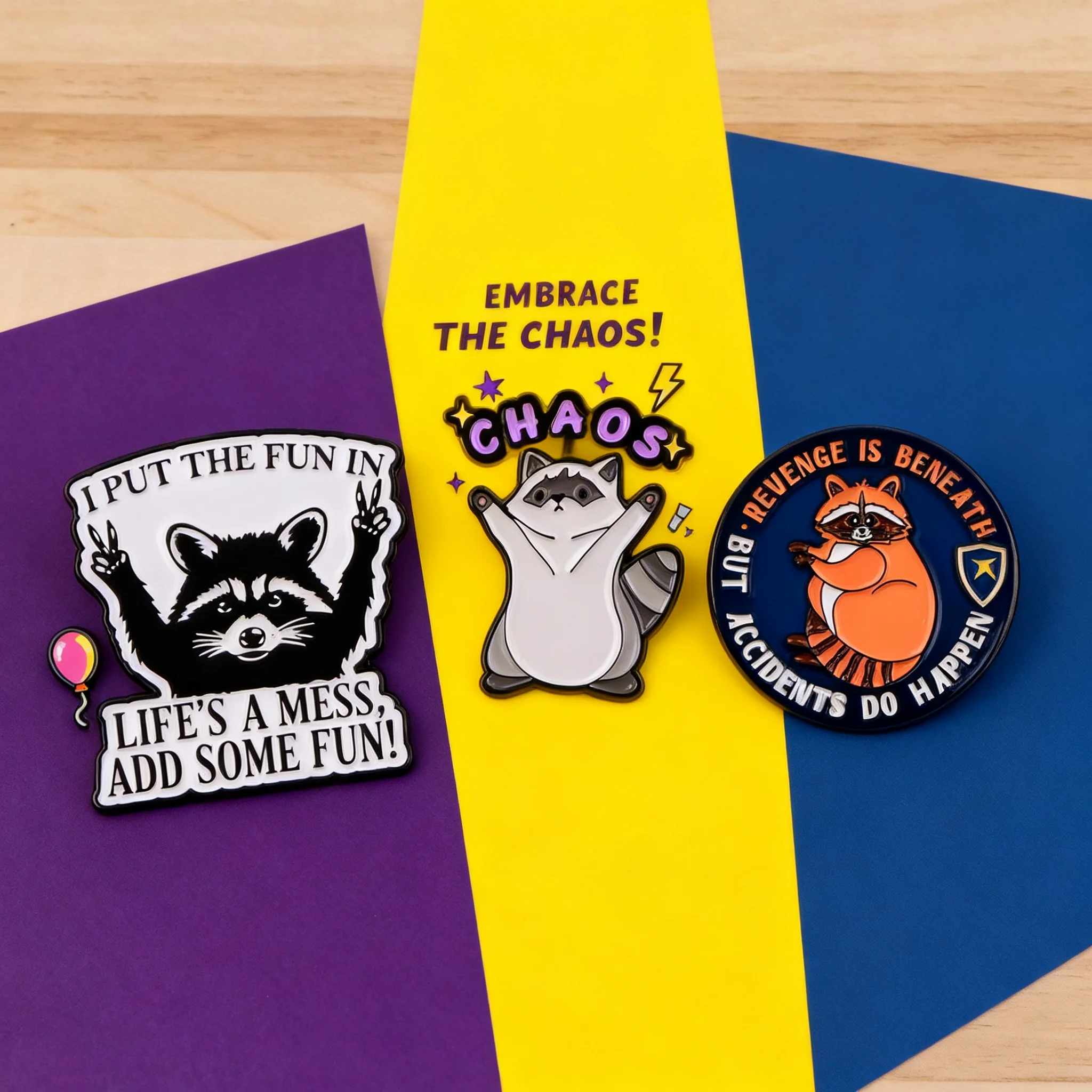 

Милый эмалевый значок с енотом, мультяшная брошь в виде животного для рюкзака, одежды, шляпы, лацкана, аксессуары для косплея, игрушки, подарок для детей