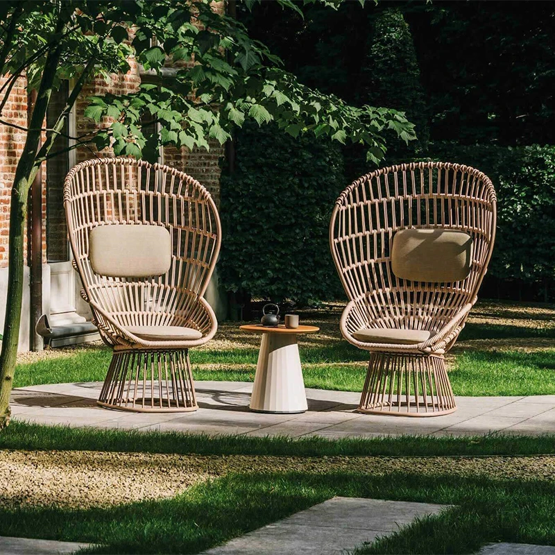 

Rope Garden Chairs Set Outdoor Furniture Lounge Chair Teak Rope Garden Chairs Set