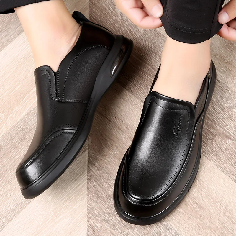 

Luxury Brand Men's Shoes 2023 Spring New Classic Loafers Man Cowhide Soft Comfortable Men's Business Casual Shoes Leather Shoes