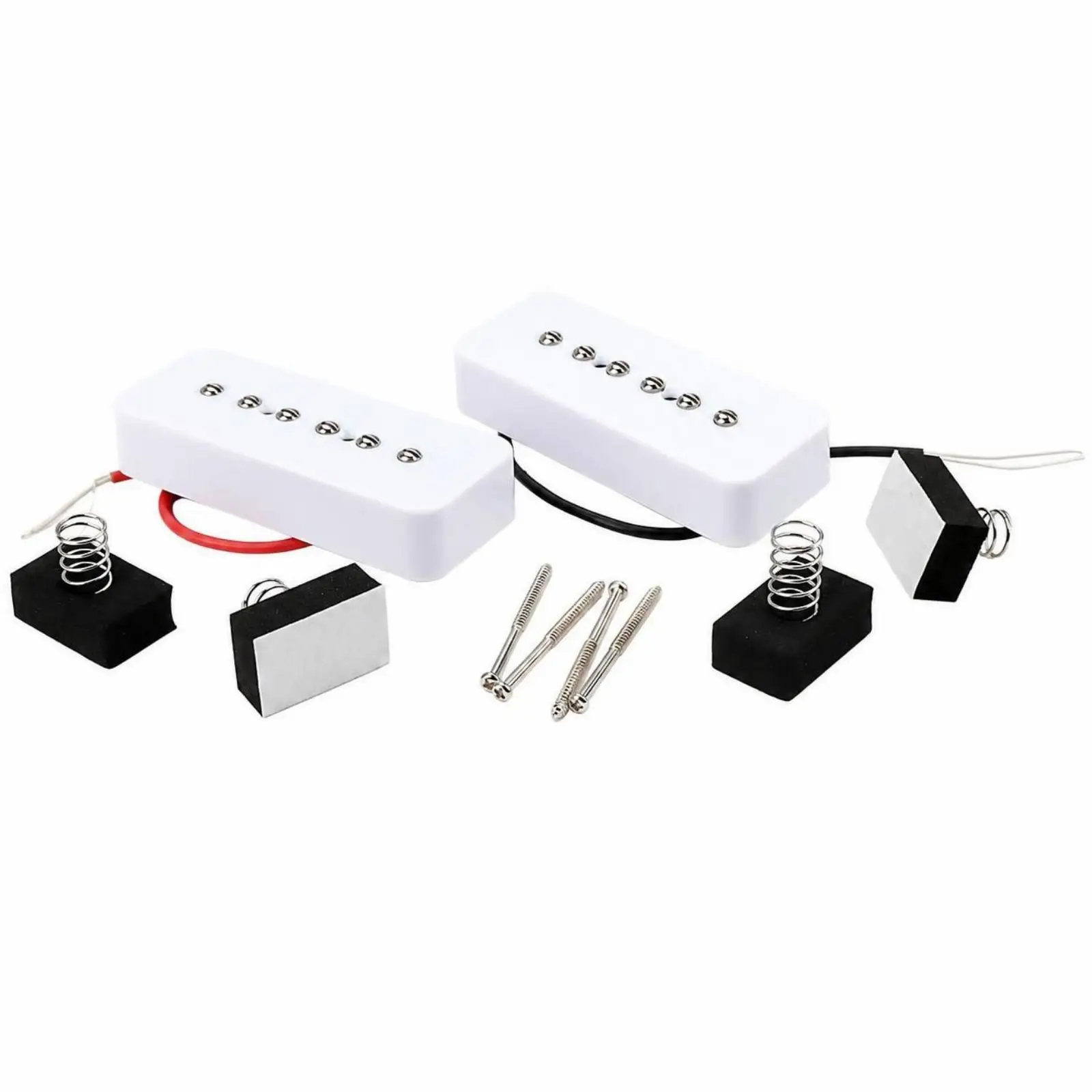 Install-Ready P90 Pickup | Straightforward Wiring, Low-Profile Housing, Guitar Pickup with Mounting Screws