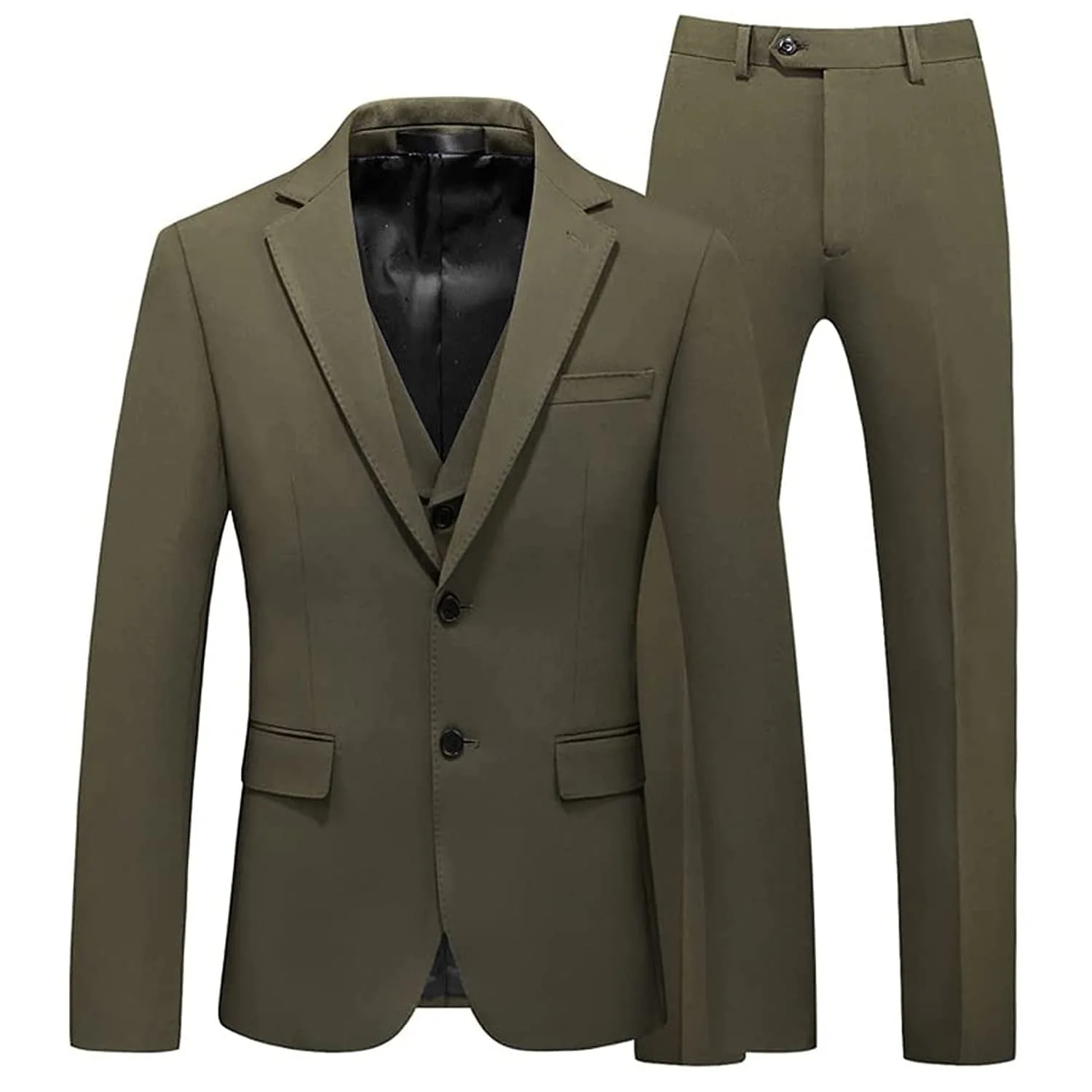 

Graceful Men's business casual suit,Temperament slim-fit groom's wedding suit;3-piece Men's Suit (Blazer+Vest+Pants )