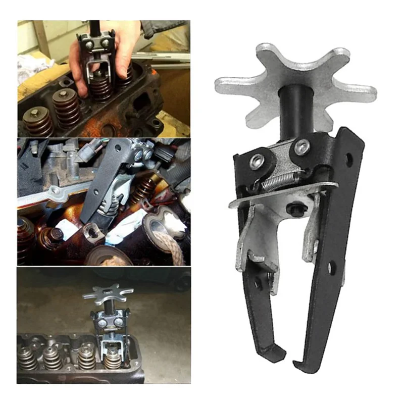 Universal Overhead Valve Spring Compressor - Valve Spring Removal Tool for Foreign and Domestic Car