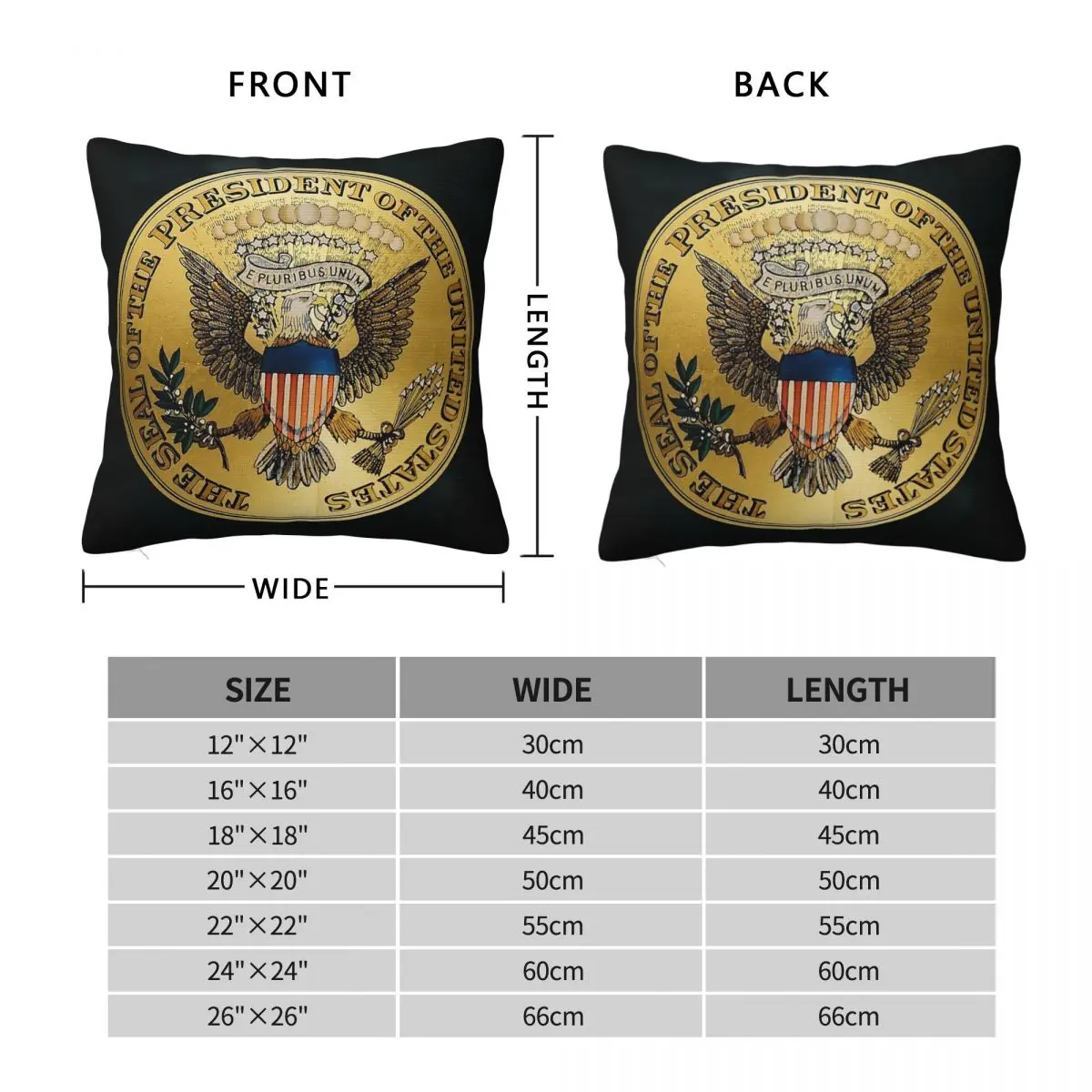 Presidential Seal Steam Antique Car Pillowcase Polyester Linen Velvet Printed Decorative Throw Pillow Case Bed Cushion 18