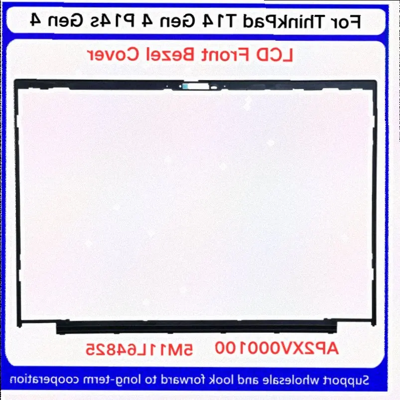 New For Kailxuling ThinkPad T14 Gen 4 P14s Gen 4 Laptop LCD Bezel Front Cover/ B Shell /IR/AP2XV000100  5M11L64825