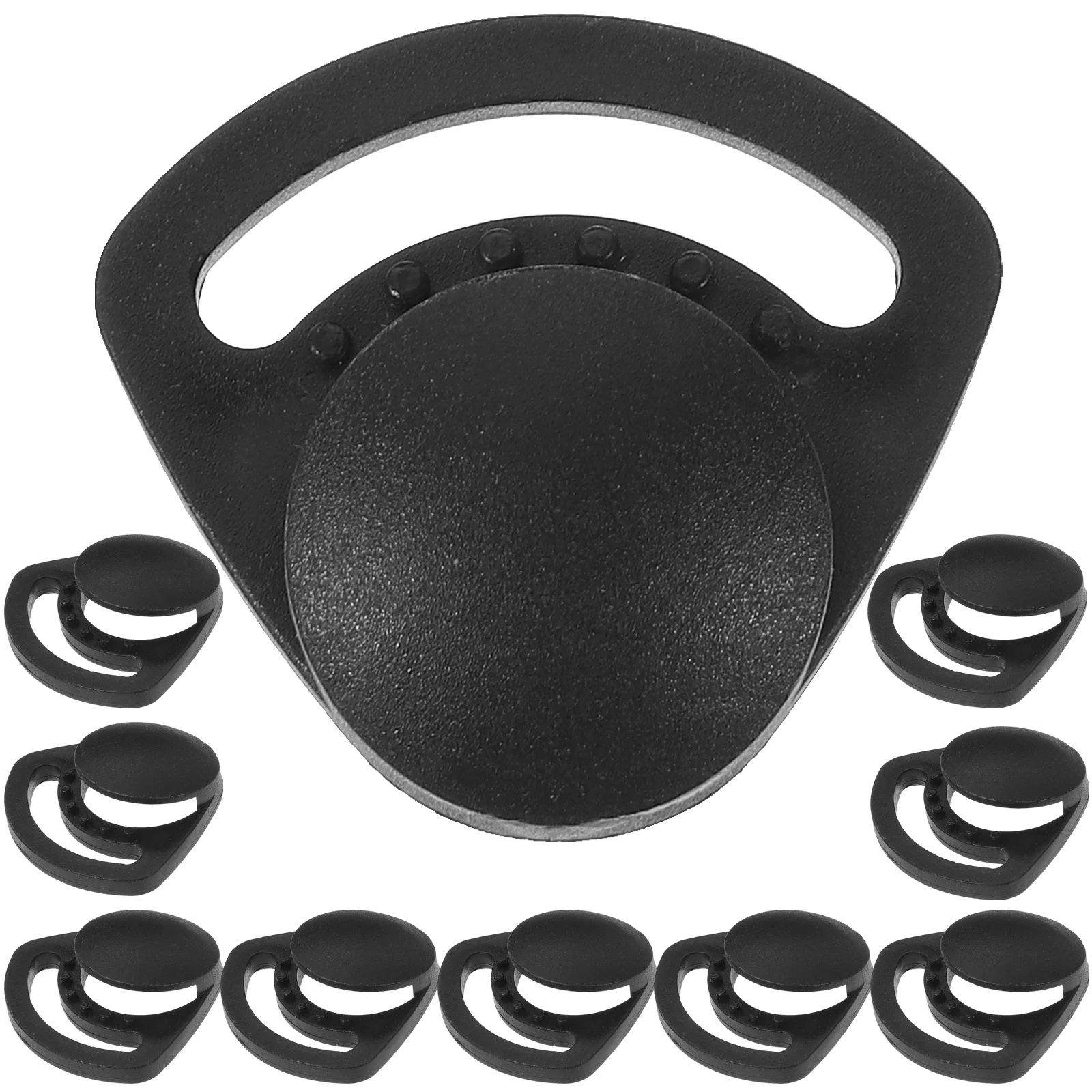 

10 Pcs Safety Buckle with Chin Hard Hat Accessories Wiederverwendbarer Strap Hardhat Accessory Clip Appendix