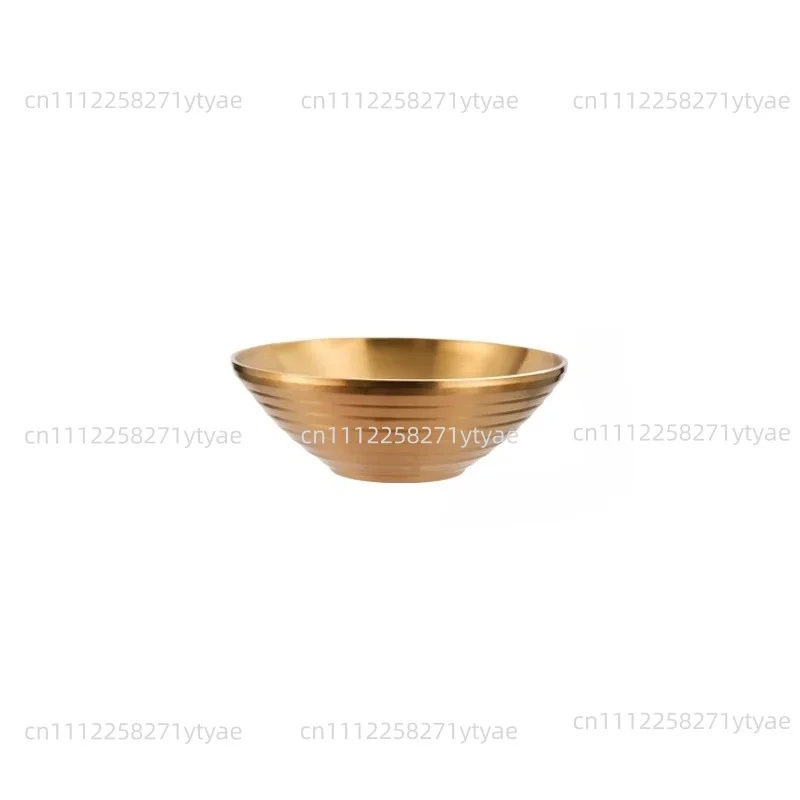 304 Stainless Steel  Bowl Rice Salad Noodle Soup Bowl Restaurant Food Serving Dish Pickled Cabbage Large Bowl