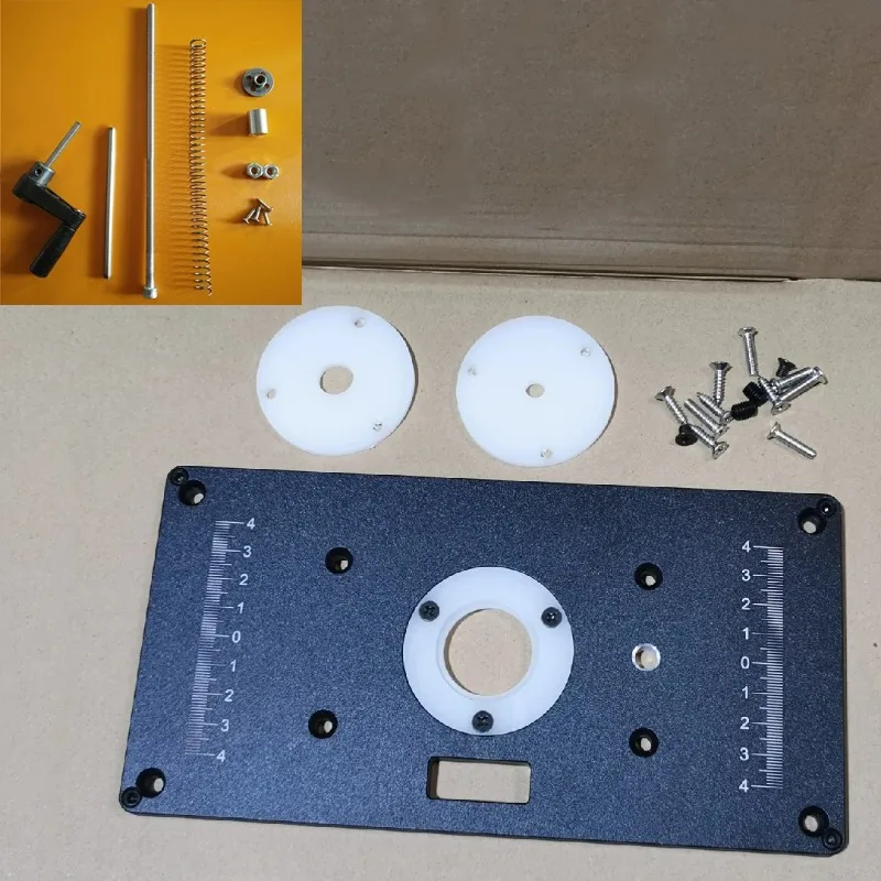 Deep diving milling machine base, flipping woodworking worktable, trimming machine milling machine worktable insertion board