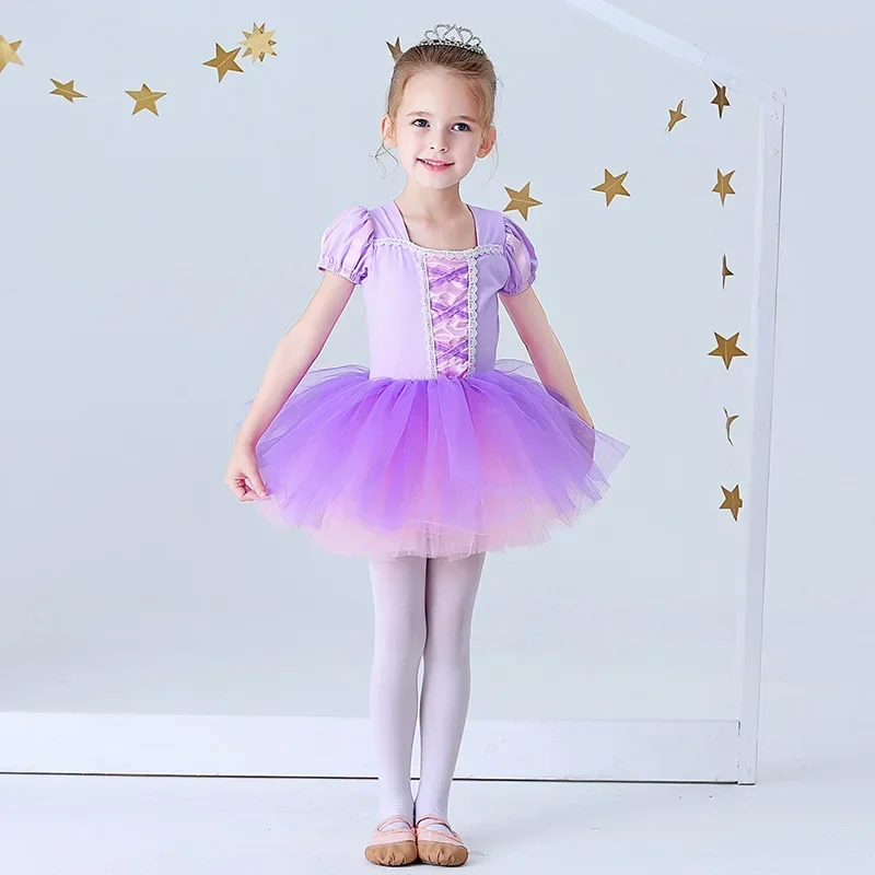 Baby Girl Ballet Dress Children Snow White Rapunzel Cinderella Elsa Anna Frozen Dress Kids Birthday Party Christmas Costume