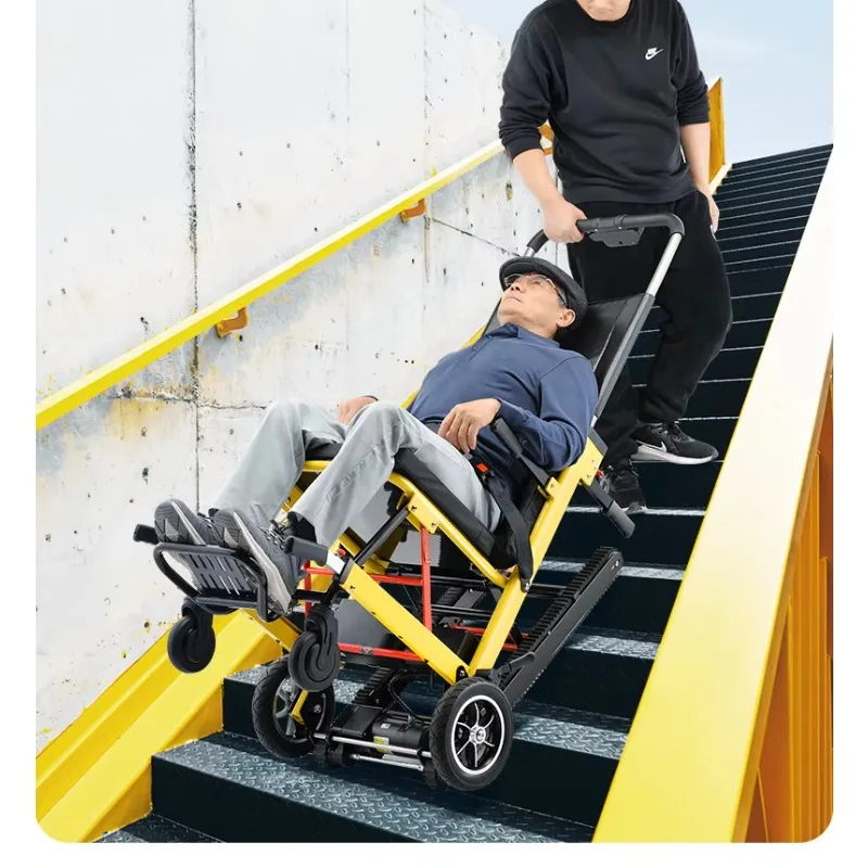 

Мощная электрическая инвалидная коляска для подъема по лестнице для инвалидов