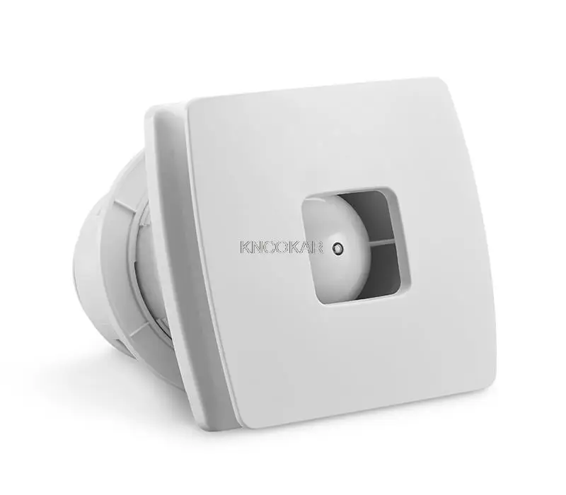 220V Ventilator Extractor Wall Mounted 4 Inch Exhaust Fan Low Noise Home Bathroom Kitchen Garage Air Vent Ventilation