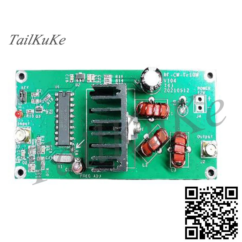 طقم جهاز إرسال CW راديو QRP ، مضخم طاقة عالي التردد ، لوح مضخم طاقة الموجات القصيرة ، 10 واط ، 5-9 ميغاهيرتز