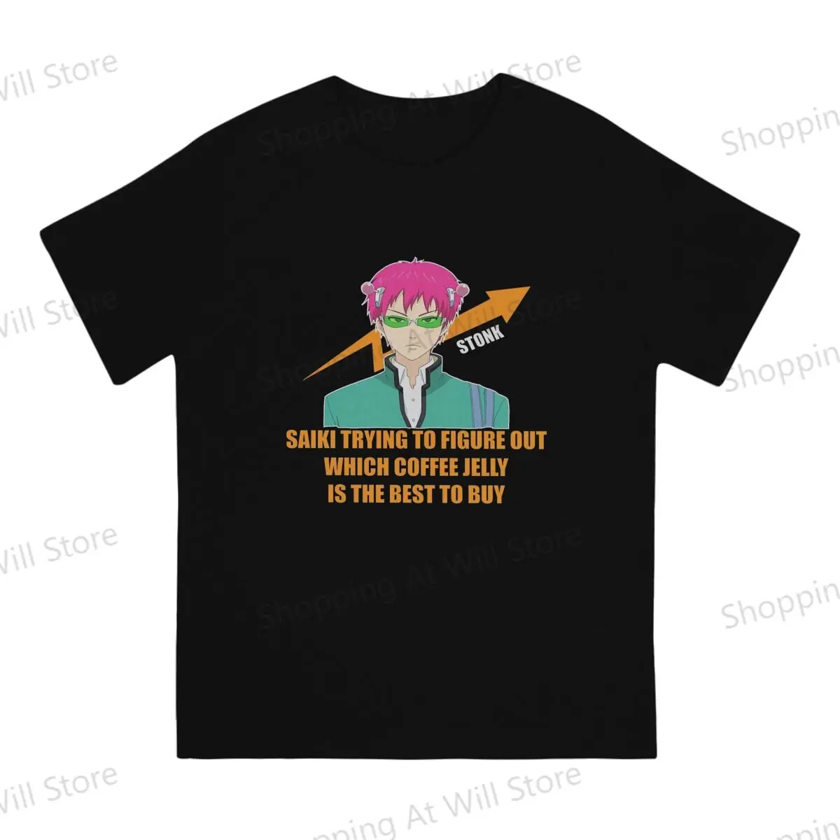 Summer Men's and Women's T-shirts  The Disastrous Life of Saiki K Summer top Street Clothing S-6XL
