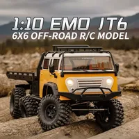 CROSSRC JT6 6WD 6X6 1/10 RC Remote Control Model Car Crawler Roadside Assistance Flatbed Tow Truck Adult Children's Toys