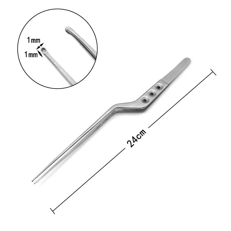 Colher Pituitária Fórceps, Oco Plantando Fórceps, Brain Gun, Instrumento Microneurosurgical, Fórceps de Microtecido