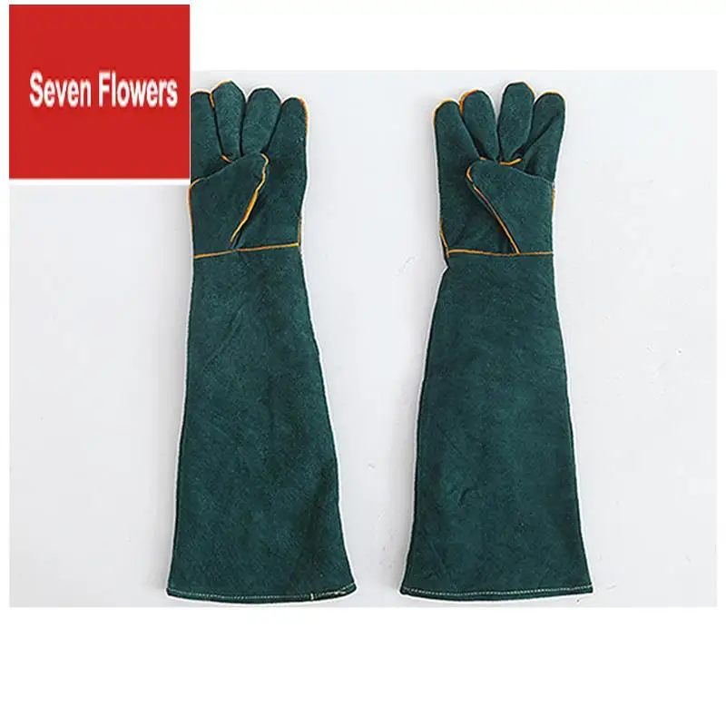 

A84Z-Pet Anti-Bite Safety Gloves Beekeeping Gloves Ultra Long Protective Anti Scratch For Dog Snake Lizard Bathing Training