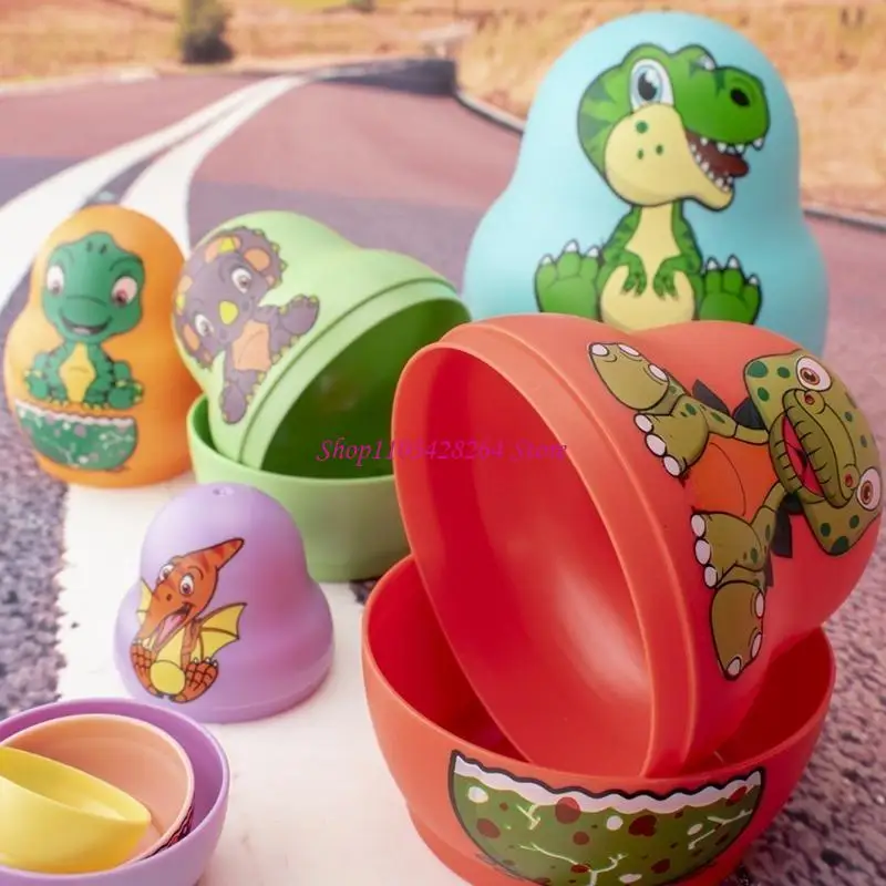 Tương tác Nesting Doll Trẻ Sinh nhật Đồ chơi xếp chồng Giáng sinh cho bé trai